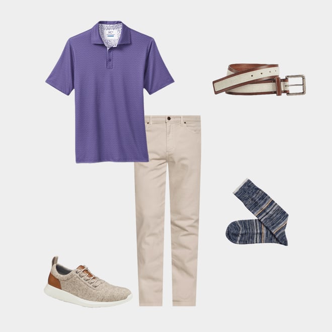 1st bundle featuring 4 items which compliment Heather Stripe Socks