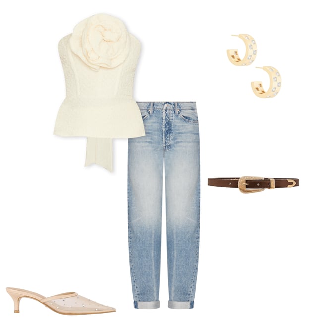 2nd bundle featuring 4 items which compliment Romola Strapless Top