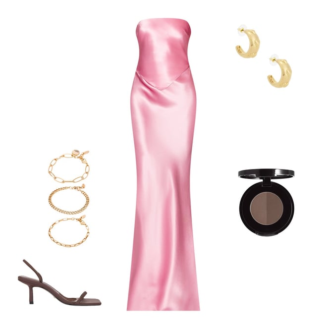 skye dress in fondant pink retrofete Skye Dress