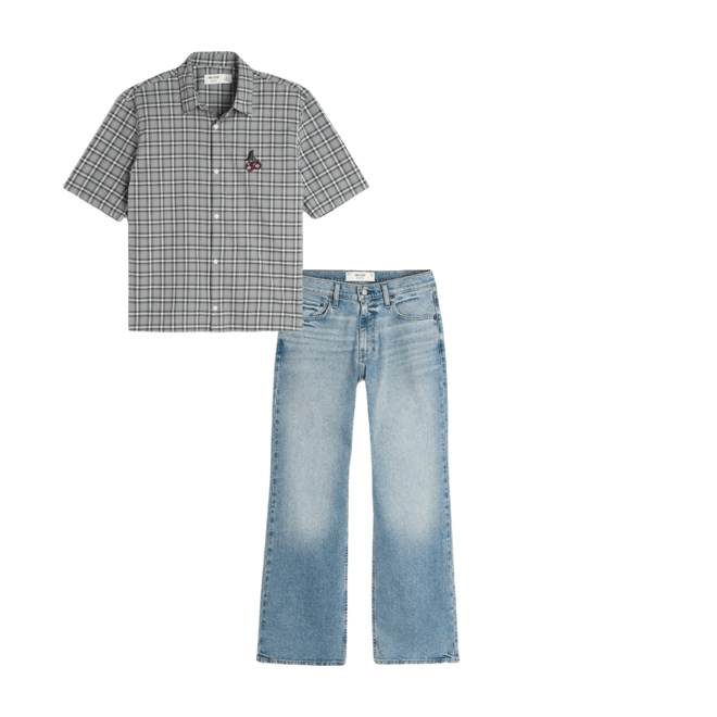 Medium Wash Relaxed Boot Jeans