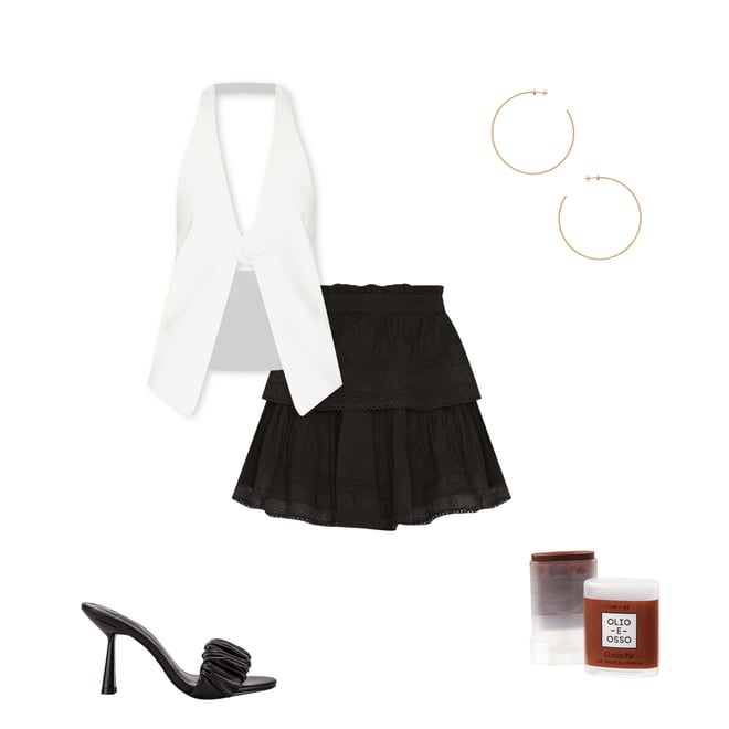 1st bundle featuring 4 items which compliment Ruffle Mini Skirt