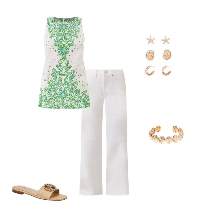 (取寄) リリー ピュリッツァー レディース チュニック Lilly Pulitzer women Palmita Palmita Tunic | Lilly Pulitzer