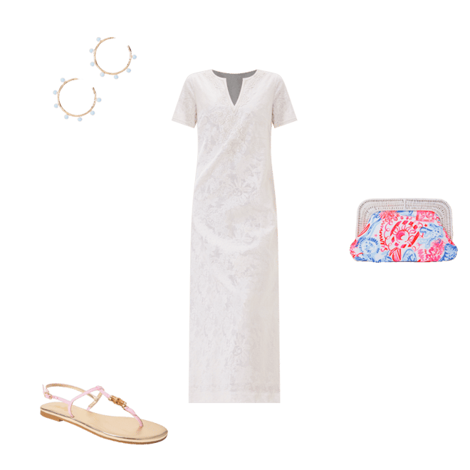 Ariella Linen Maxi Dress