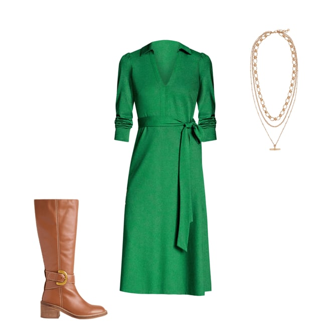 1st bundle featuring 2 items which compliment Imogen Collared Jersey Dress-Eden
