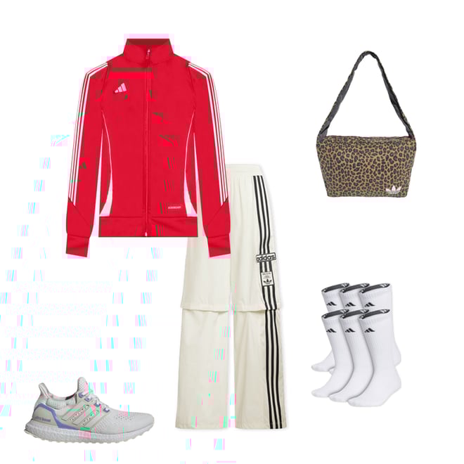 【adidas】ADIBREAK WOVEN TWO-IN-ONE TRACK TRACKSUIT BOTTOMS CLOTHING - Adibreak Woven Two-In-One Track Pants - White