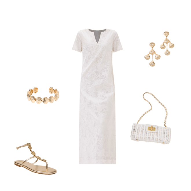 Ariella Linen Maxi Dress