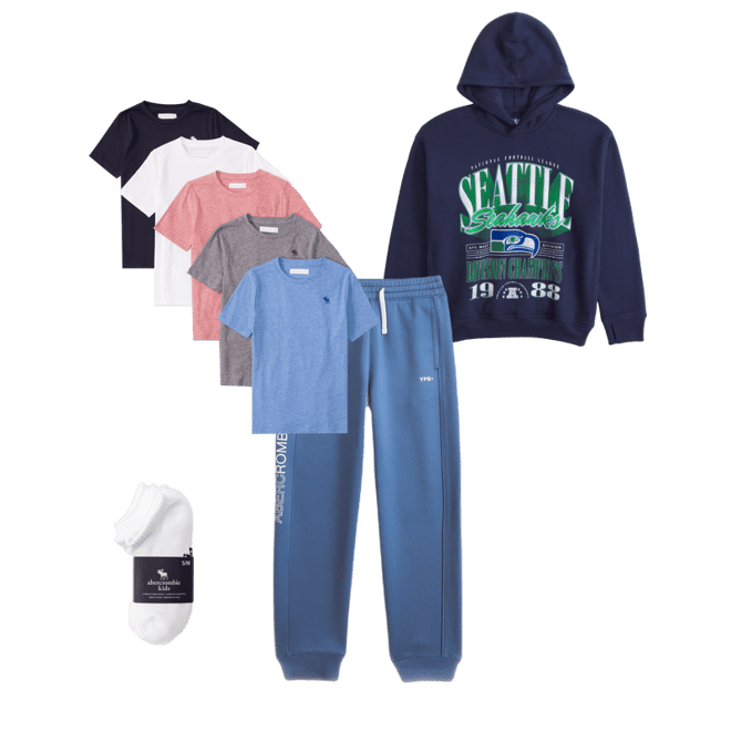 seattle seahawks graphic popover hoodie