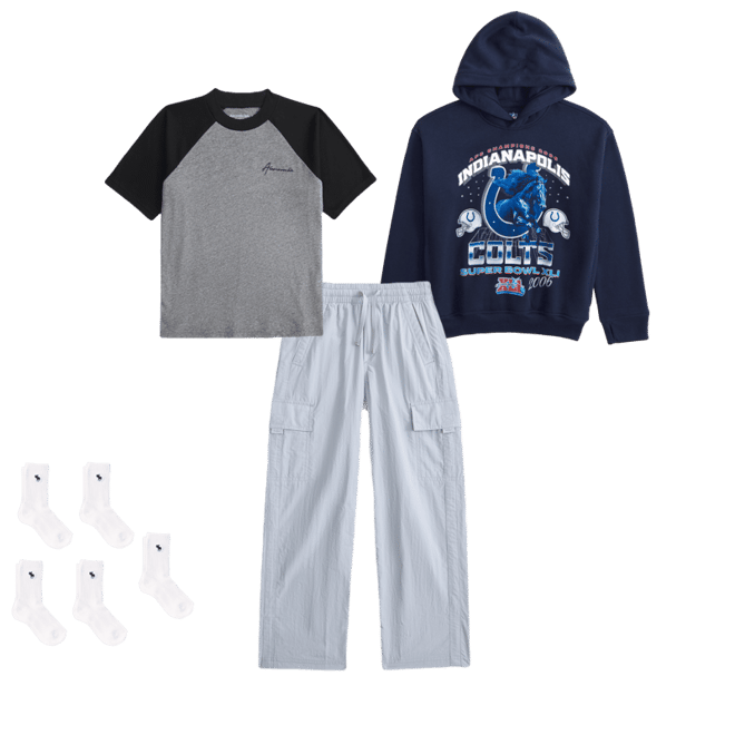 indianapolis colts graphic popover hoodie