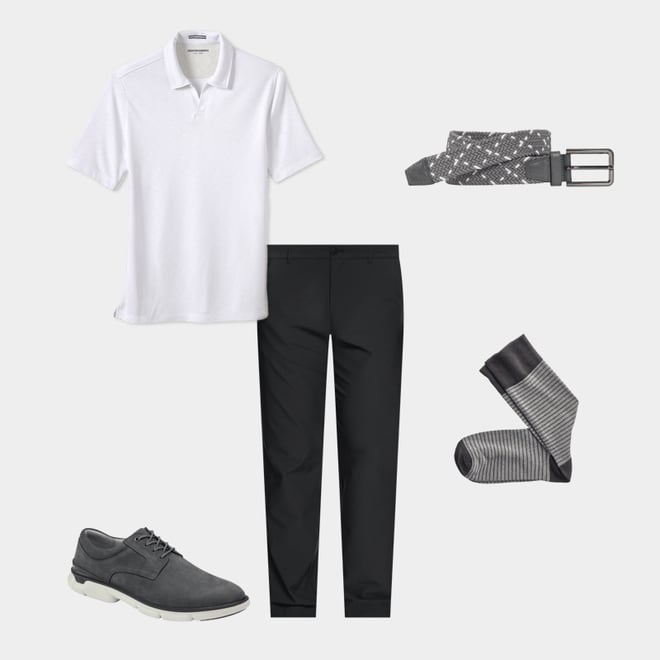 1st bundle featuring 4 items which compliment Woven Stretch-Knit Belt