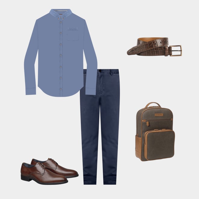 1st bundle featuring 4 items which compliment Rhodes Backpack