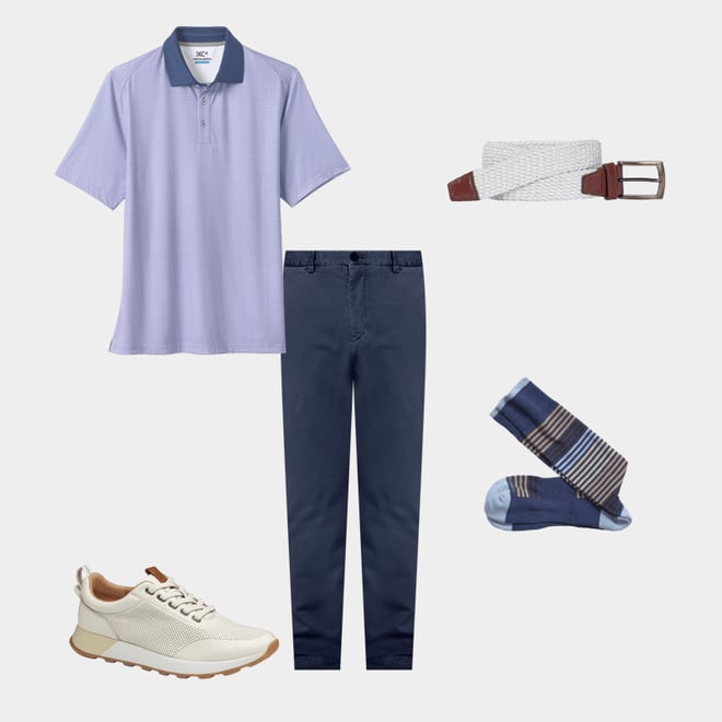 2nd bundle featuring 4 items which compliment Woven Stretch-Knit Belt
