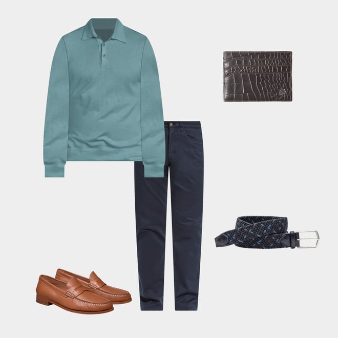 1st bundle featuring 4 items which compliment Croc-Embossed Weekender Card Wallet