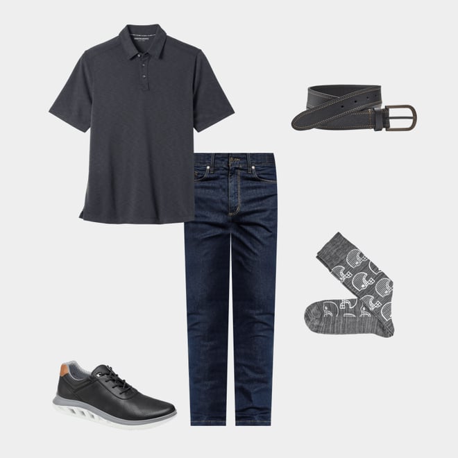 2nd bundle featuring 4 items which compliment Double Contrast Stitched Belt