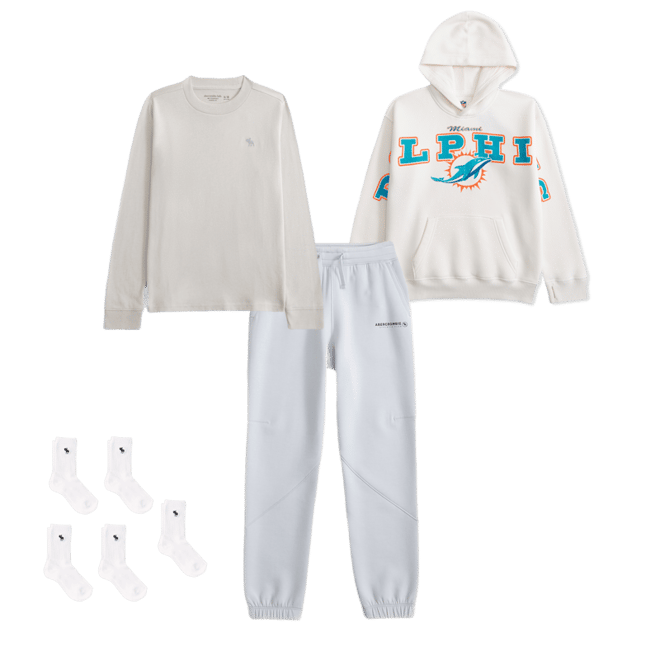 miami dolphins graphic popover hoodie