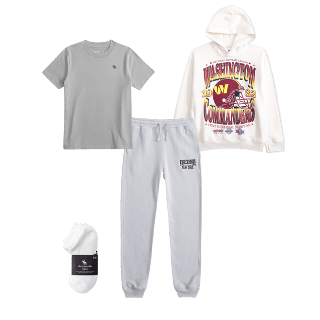 washington commanders graphic popover hoodie