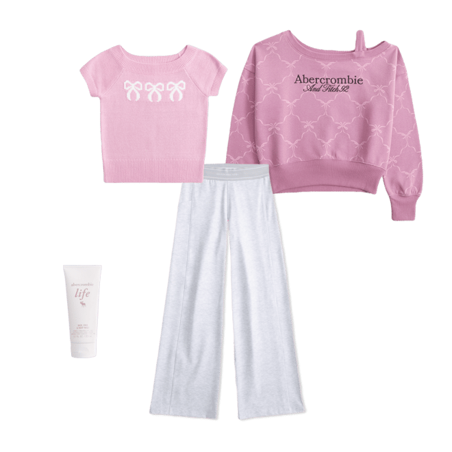graphic logo off-the-shoulder sweatshirt