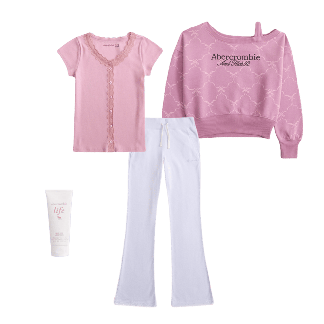 graphic logo off-the-shoulder sweatshirt