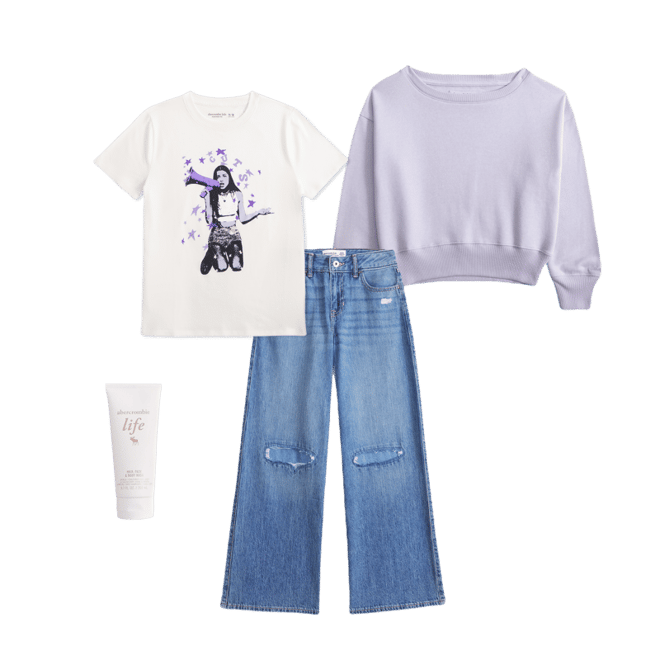 essential off-the-shoulder sweatshirt