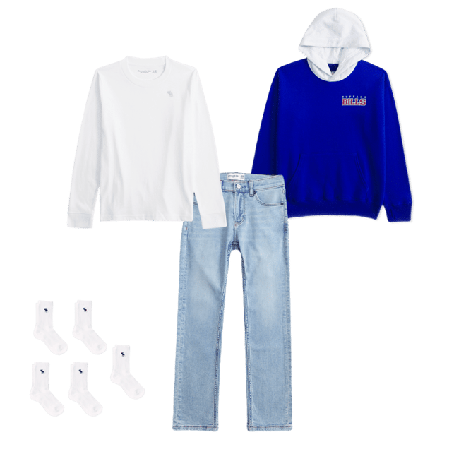 buffalo bills graphic popover hoodie