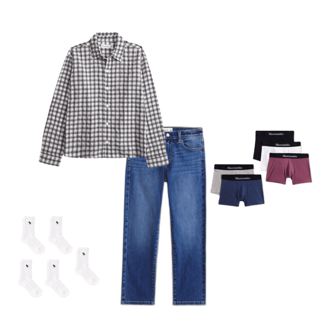long-sleeve textured poplin shirt