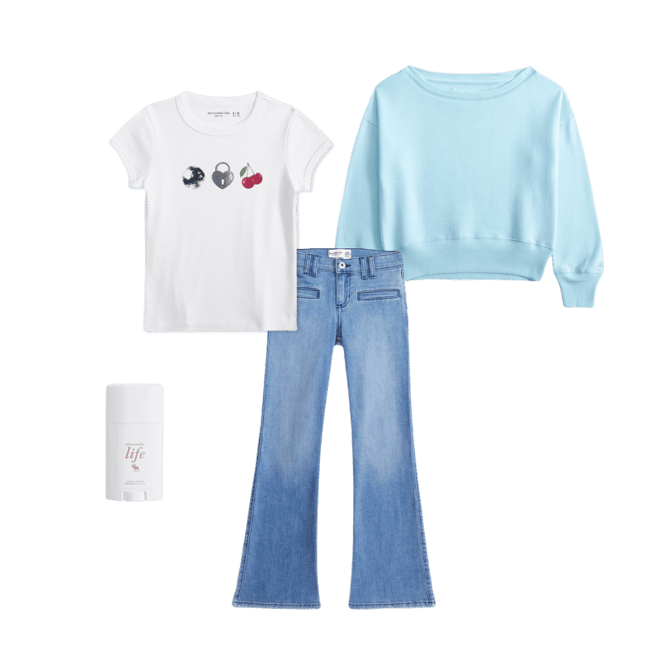 essential off-the-shoulder sweatshirt
