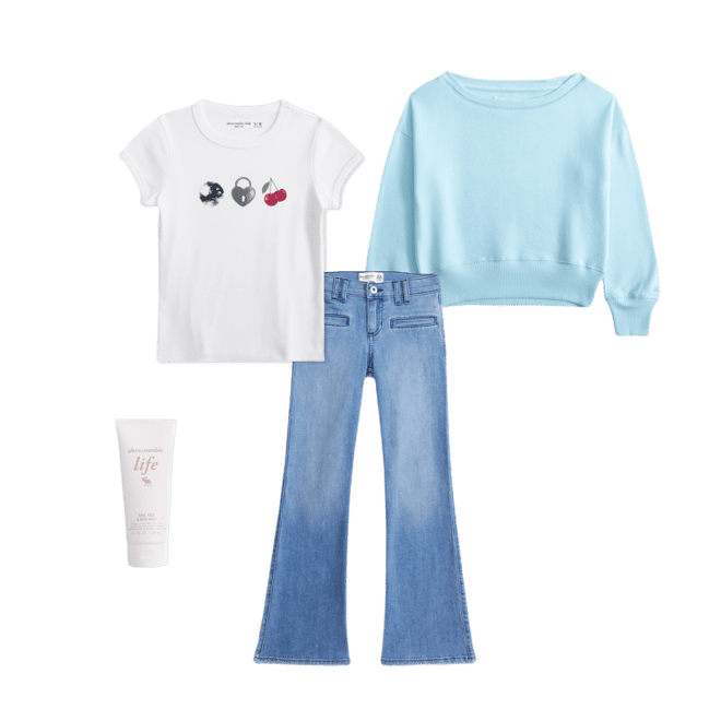 essential off-the-shoulder sweatshirt