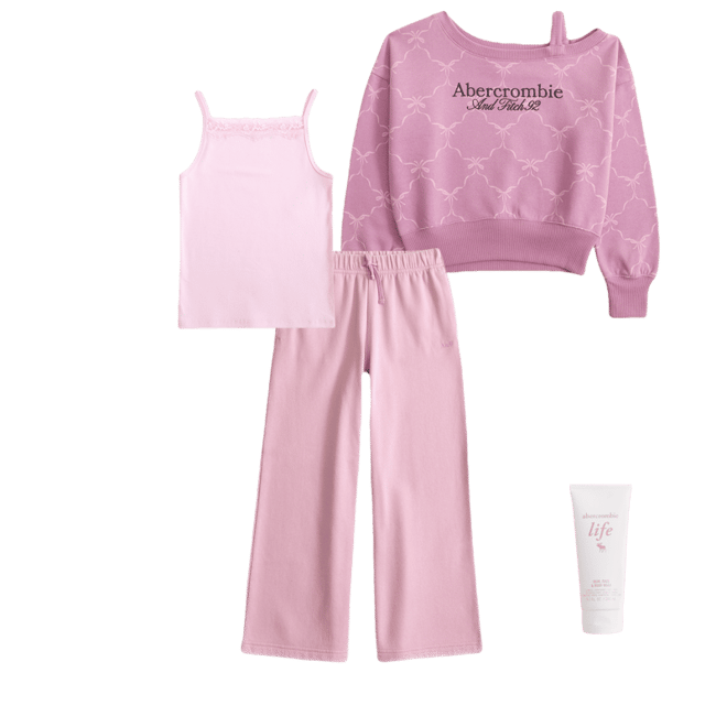 graphic logo off-the-shoulder sweatshirt
