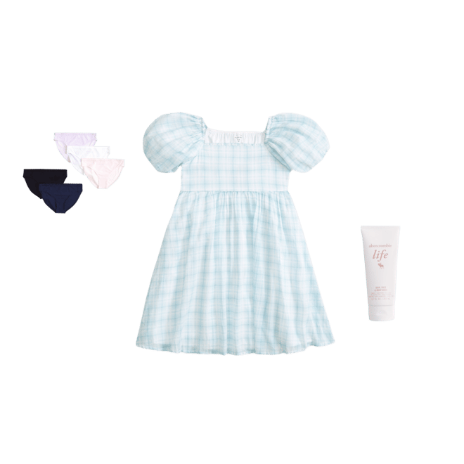 puff sleeve babydoll mini dress