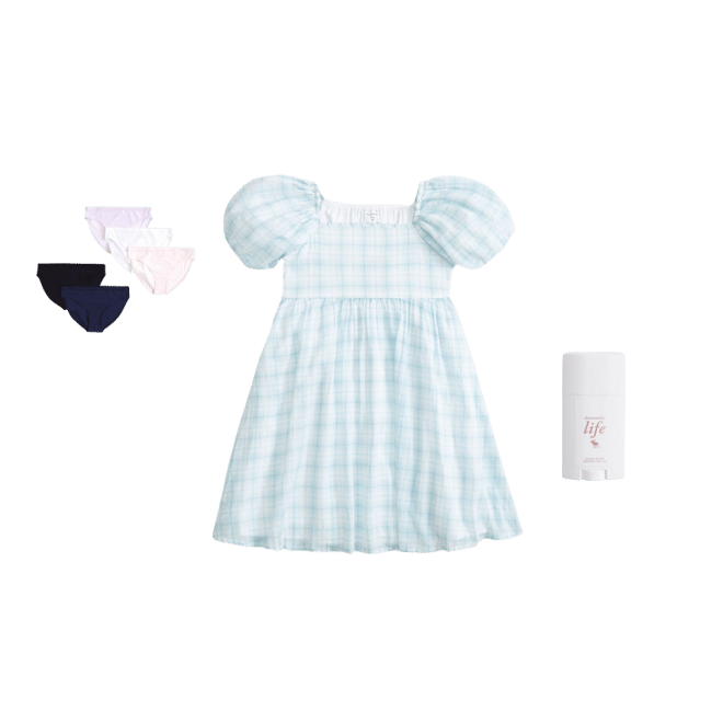 puff sleeve babydoll mini dress