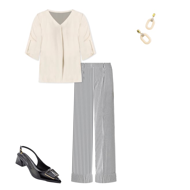 Cato Fashions | Cato Stripe Wide Leg Pants