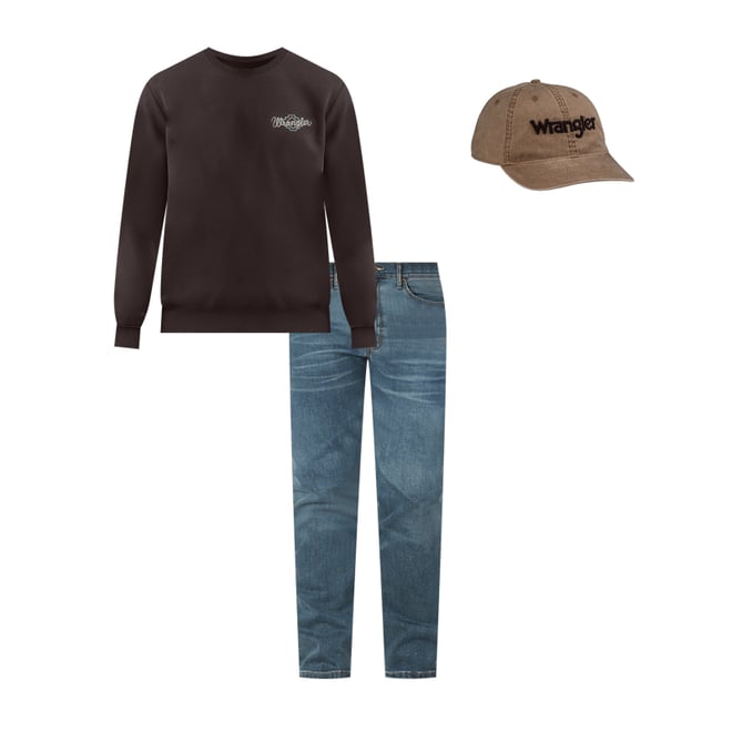 Men's Free To Stretch™ Straight Fit Jean in Caplan