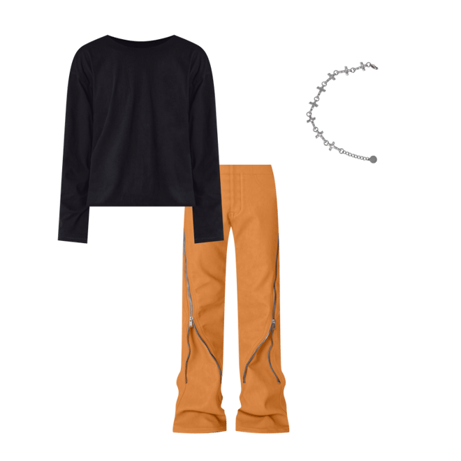 Long Sleeve Tee - Washed Black | mnml | shop now