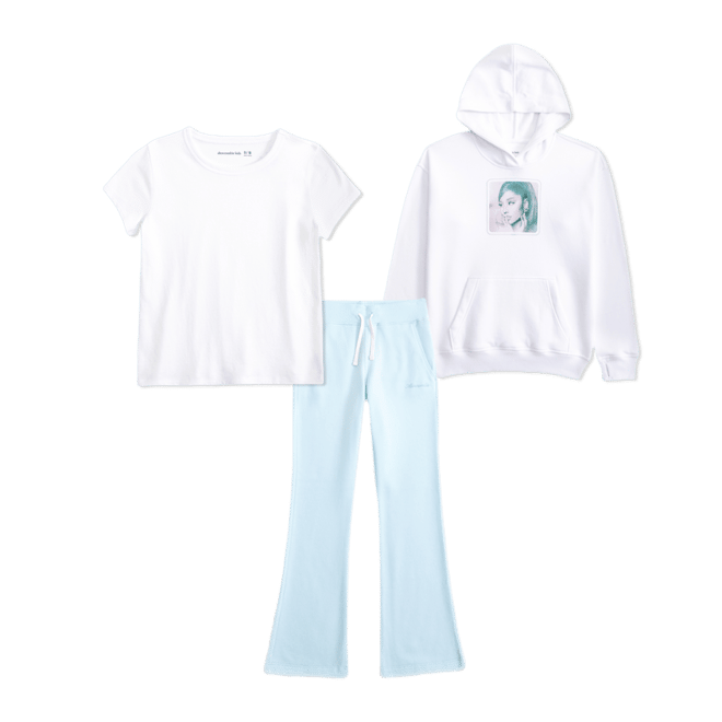 legging-friendly ariana grande graphic popover hoodie