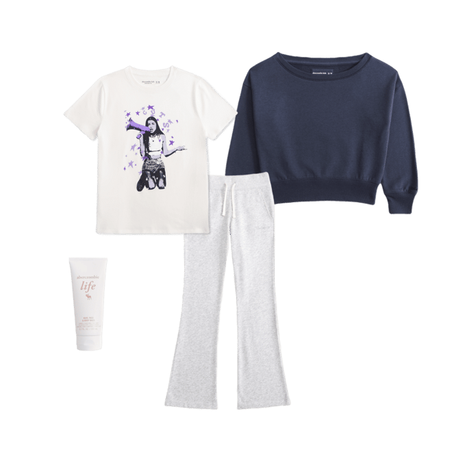 essential off-the-shoulder sweatshirt