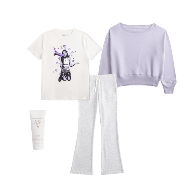 essential off-the-shoulder sweatshirt