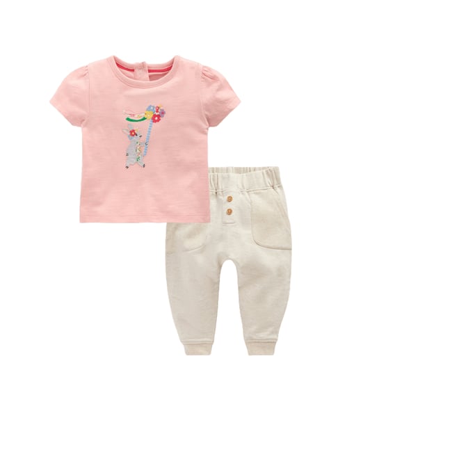 2nd bundle featuring 1 items which compliment Girls Puff Sleeve Logo T-Shirt-Chalk Pink May Day Bunny