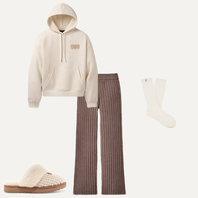 Women's Rib Knit Slouchy Crew Sock