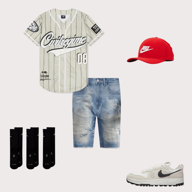 CIVIL CLOTHING Civil Regime Baseball Men's Sand Jersey