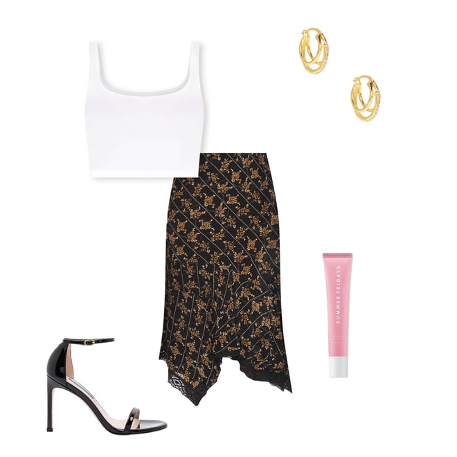 4th bundle featuring 4 items which compliment Scoop Neck Crop Top