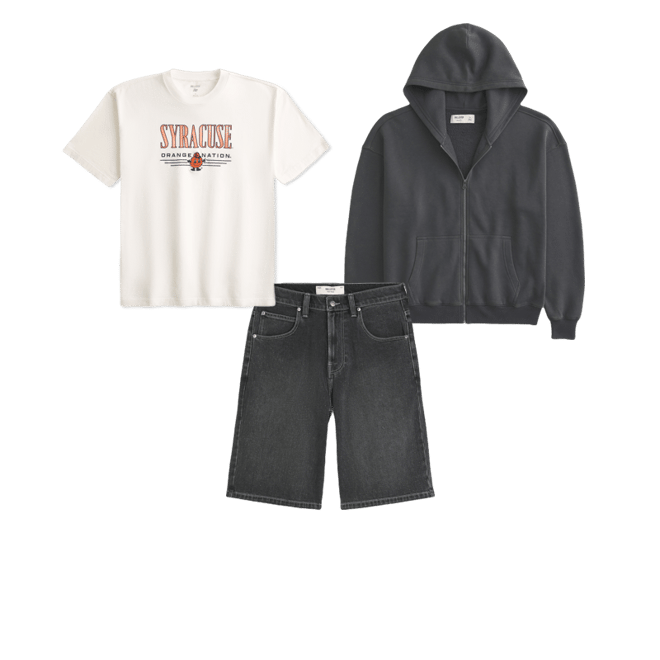 Boxy Zip-Up Hoodie
