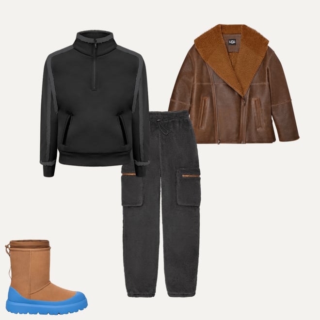 【UGG】Women's Lydi Bonded Fleece Half Zip 海外限定 UGG】Women's Lydi Bonded Fleece Half Zip 海外限定 (UGG