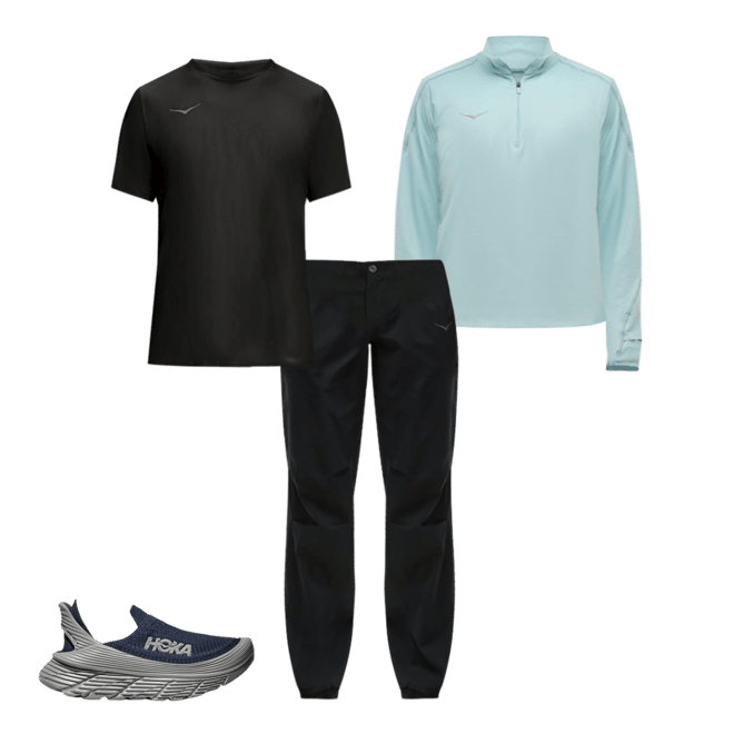 【BAON】[unisex] Hoka Brushed One Tuck Banding Pants HOKA ONE ONE® Ultralight Waterproof Pant for | HOKA ONE ONE®