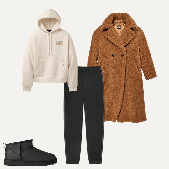 Gertrude Long Teddy Coat | UGG®