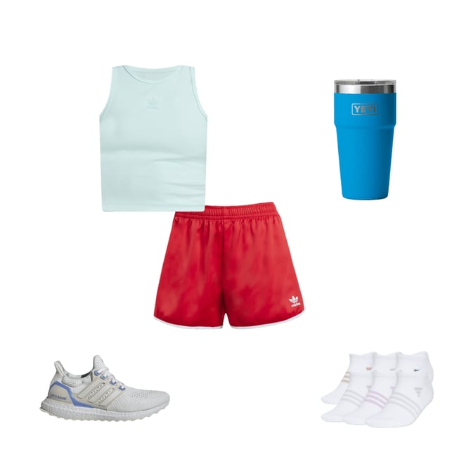 adidas Originals Women's Adicolor 3-Stripes Sprinter Shorts