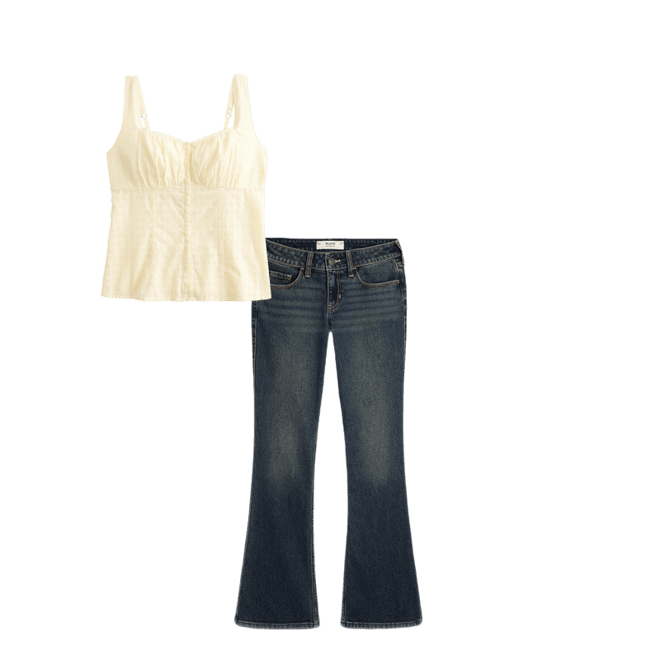 Ruched Crosshatch Top