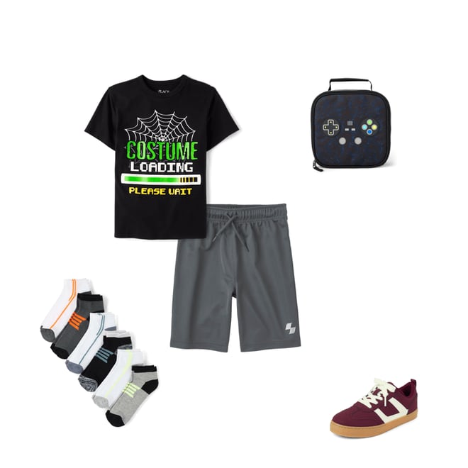 6th bundle featuring 4 items which compliment Boys Basketball Shorts
