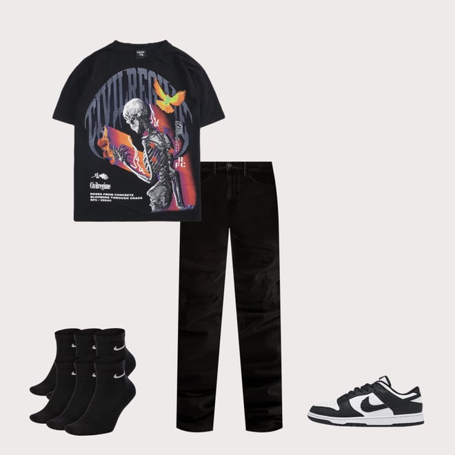CIVIL CLOTHING American Class 1 RFC Oversized Tee
