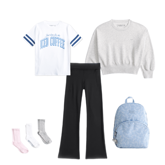 oversized sporty iced coffee graphic tee