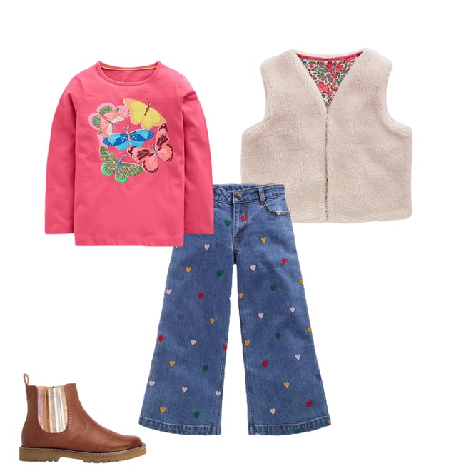 4th bundle featuring 3 items which compliment Relaxed Borg Gilet-Ecru
