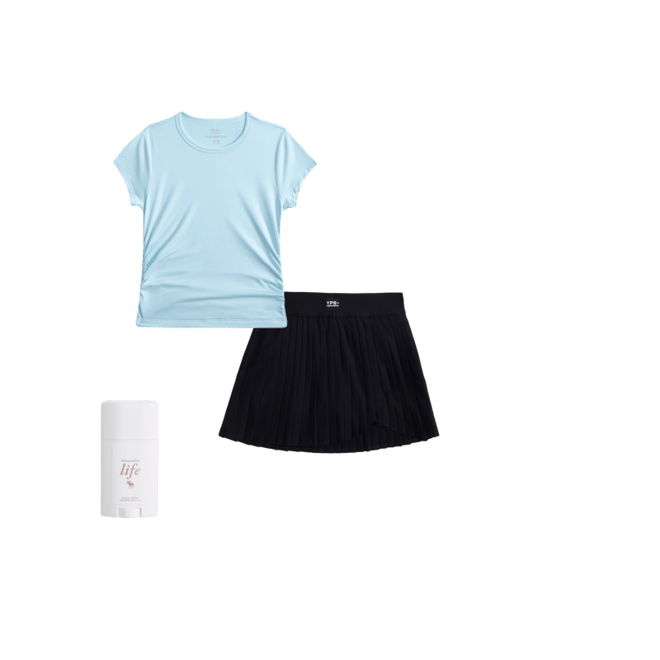 ypb pleated skort